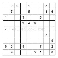 Play medium daily sudoku number 612694