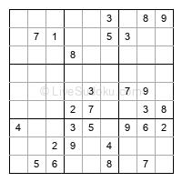 Play medium daily sudoku number 679381