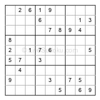 Play medium daily sudoku number 687516