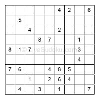 Play medium daily sudoku number 727309
