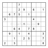 Play medium daily sudoku number 727999
