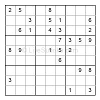 Play medium daily sudoku number 737211