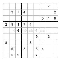 Play medium daily sudoku number 740588