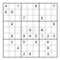 Play medium daily sudoku number 752591