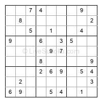 Play medium daily sudoku number 804867
