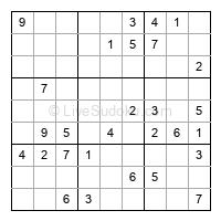 Play medium daily sudoku number 941715