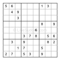 Play medium daily sudoku number 975874