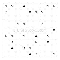 Play medium daily sudoku number 986301