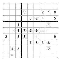 Play medium daily sudoku number 996463